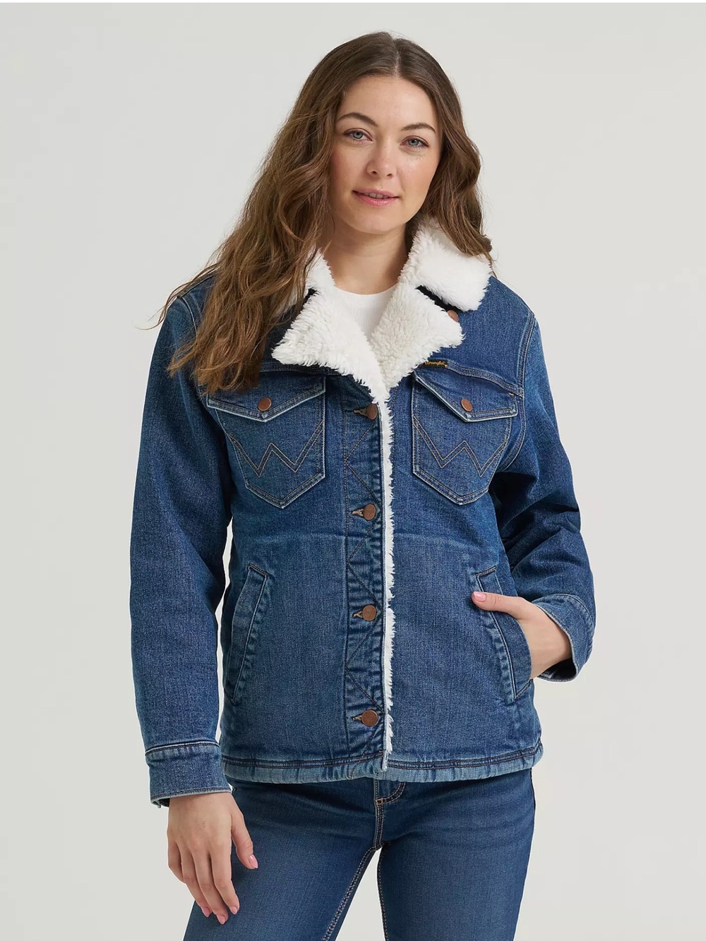 Wrangler Denim Sherpa Jacket
